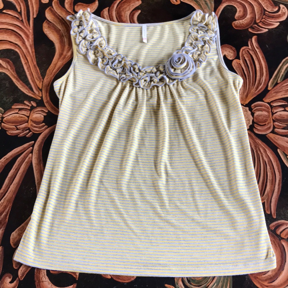 Anthropologie Olivia Moon Sleeveless Knit Top S
